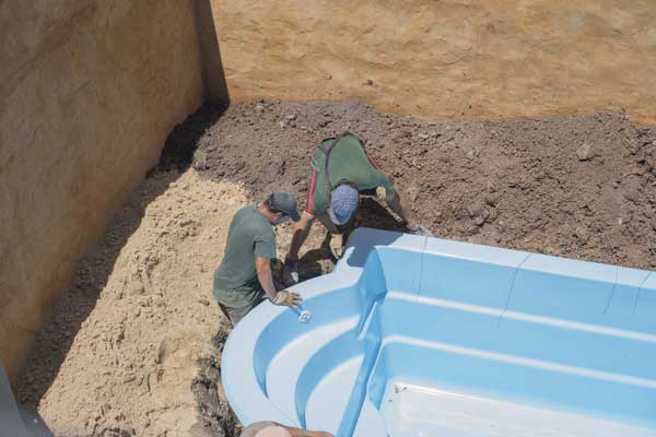 Home Image Fiberglass Pool Construction